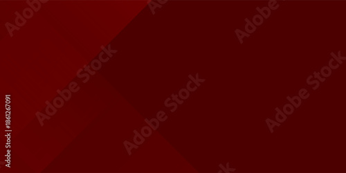 Abstract simple dark red gradient illustration background with 3d look overlap square with shadow and line pattern. Cool design and luxury. Eps10 vector
