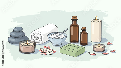 Relaxing spa essentials for a rejuvenating and tranquil self-care experience