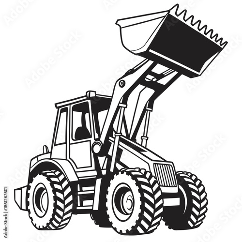 vector loader and tractor