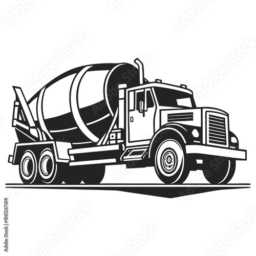 vector illustration of a truck