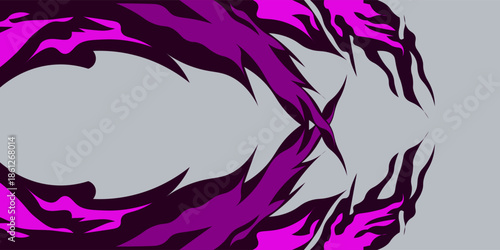 car livery graphic vector with exclusive colors. abstract grunge background design for vehicle vinyl wrap and sports car, racing car, jersey, and banner.