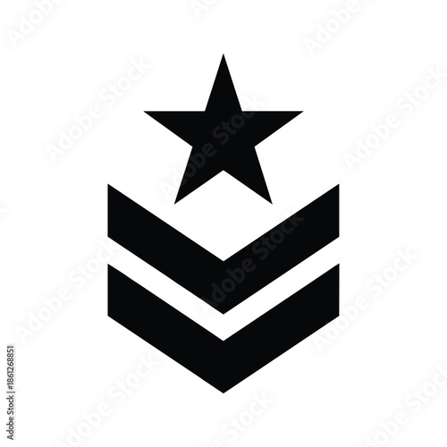 Sergeant Rank Insignia Icon