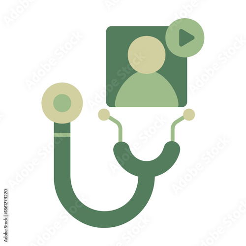Video Call with Stethoscope