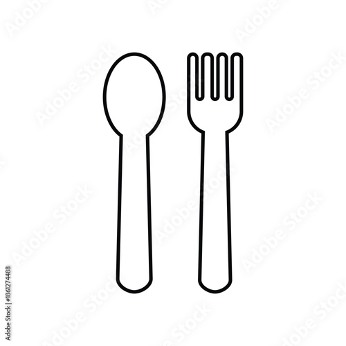 Spoon And Fork  Icon