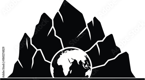 black and white mountain, World Day for Glaciers 