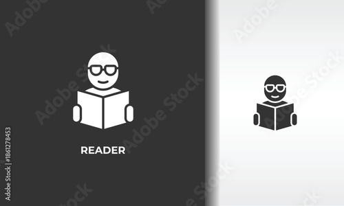 Reader Vector, Icon Or Logo Sign Isolated Symbol Illustration