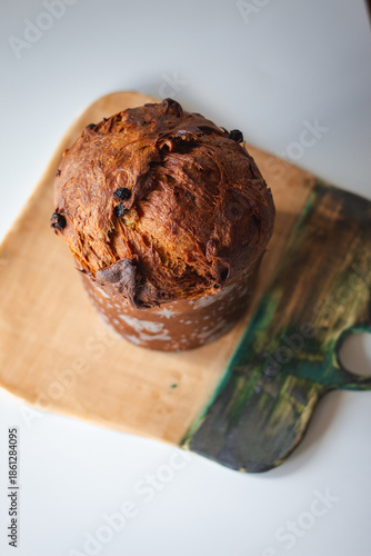 Italian Panettone from above
