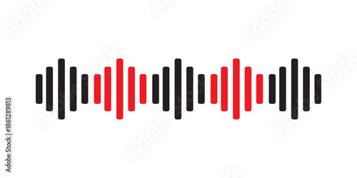 symbol of audio signal icon