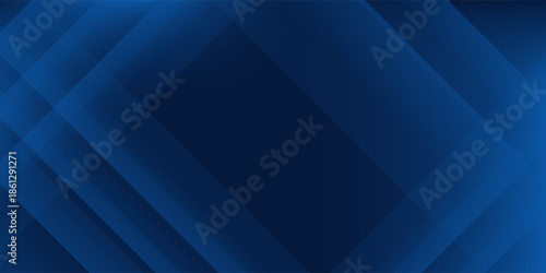 Dark Blue Geometric Gradient Background. The overlapping forms create depth and a modern, professional aesthetic, ideal for corporate branding, technology themes, and digital interfaces.