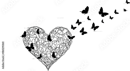 Businesswoman flying with briefcase success career growth flat design vector illustration