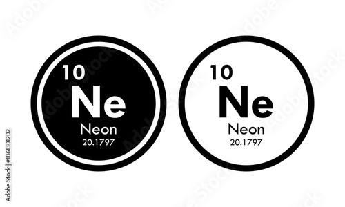 neon icon set. vector template illustration  for web design