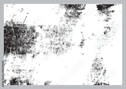 Abstract Grunge Texture Vector Background Featuring Distressed Paint Effects, Rough Surface Marks, and Minimal Monochrome Design
