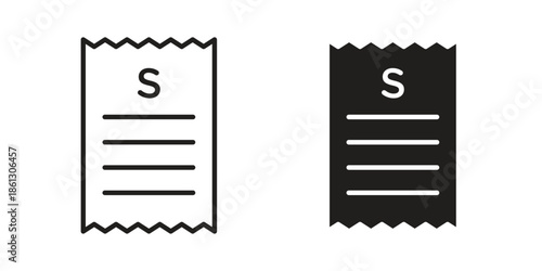 Invoice icons Symbol, logo illustration. icon concept for web design