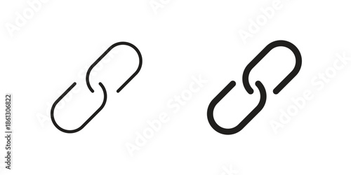 Link icons Symbol, logo illustration. icon concept for web design