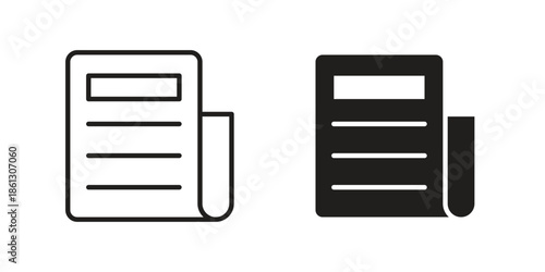 Magazines icons Symbol, logo illustration. icon concept for web design