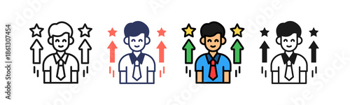 Self Improvement multiple icon