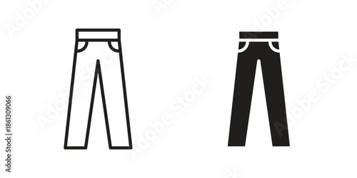 Pants icons Symbol, logo illustration. icon concept for web design