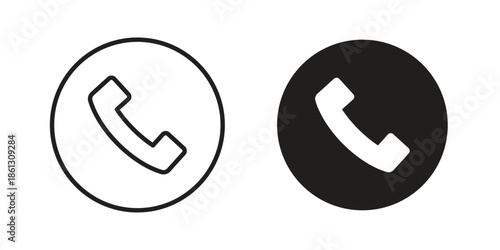 Phone call icons Symbol, logo illustration. icon concept for web design