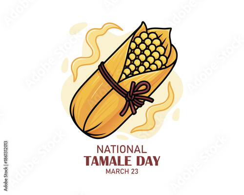 National Tamale Day Celebration with Traditional Mexican Dish.