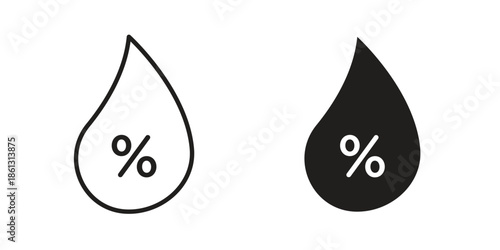 Humidity icons logo design, Pictogram Icons