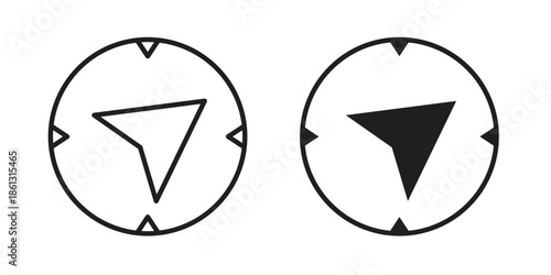 Navigation icons logo design, Pictogram Icons
