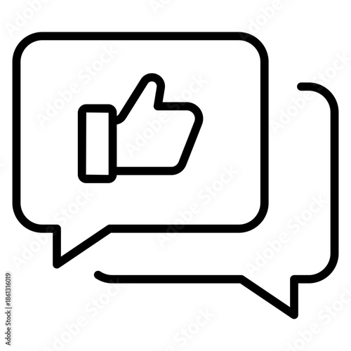 social media reaction icon love like heart vector illustration