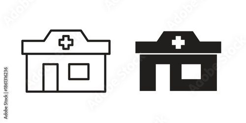 Pharmacy icons logo design, Pictogram Icons