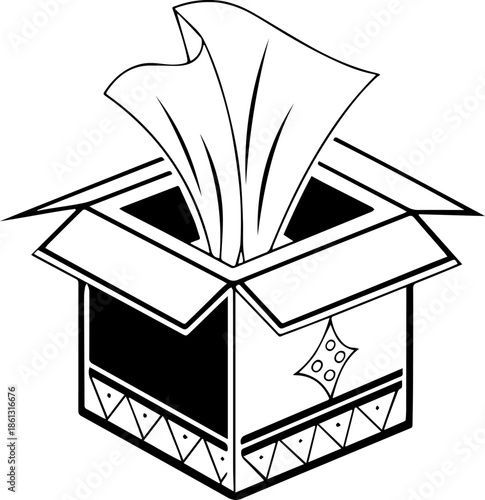 Lavender Smudge Stick Bundle Illustration for Wellness and Ritual