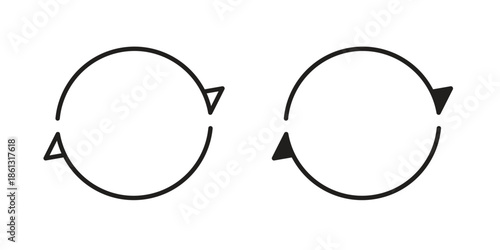 Refresh icons logo design, Pictogram Icons