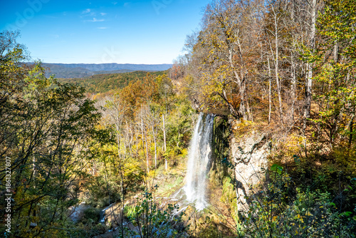 Waterfall in West Virginia During Autumn