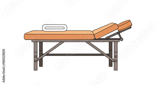 Adjustable medical examination and massage therapy table for wellness and treatment
