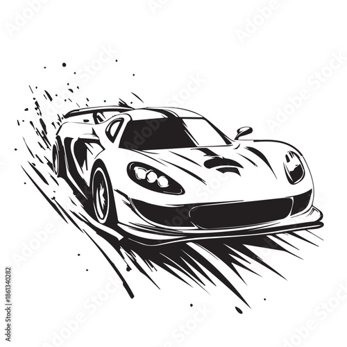 vector illustration of a car