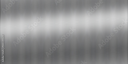 Line halftone gradient texture. Vibrating vertical gradation background. Repeated stripe pattern backdrop. Black parallel thin to thick stripe moire backdrop for overlay, print, cover. Vector