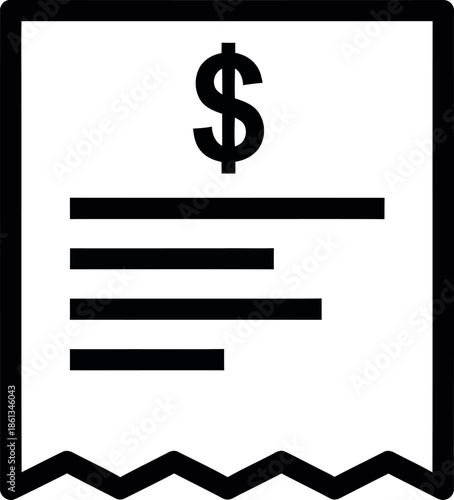 Financial transaction receipt