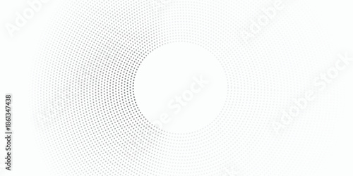Set of halftone dots gradient pattern texture isolated on white background. Straight dotted spots using halftone circle dot raster texture. Vector blot half tone collection.