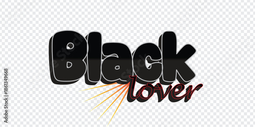 Black lover text