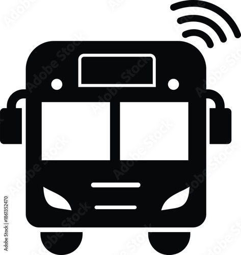 Public Transport Bus Travel Vehicle Wireless Signal Smart City Transit