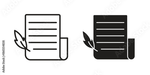 History icons collection. Thin linear and black flat icons