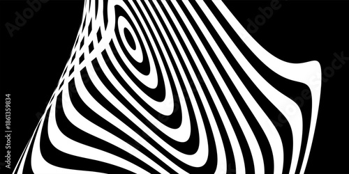 Circles Lines round frame, dynamic vector AI Technology science music concept lines.