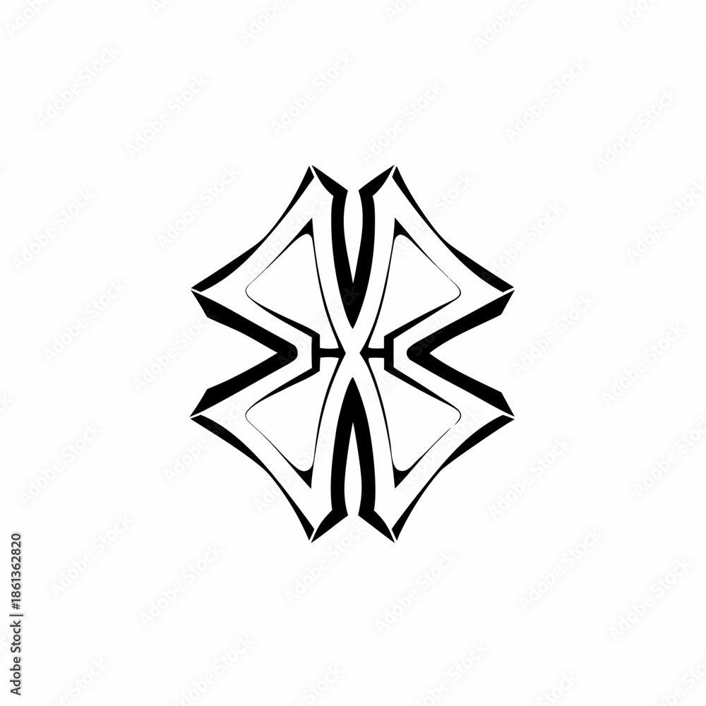Obraz premium Minimalist Trust and Stability Abstract Corporate Logo