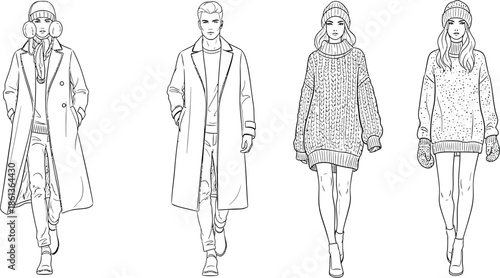 vector illustration of a woman