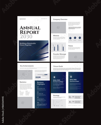 Annual Report Brochure Layout