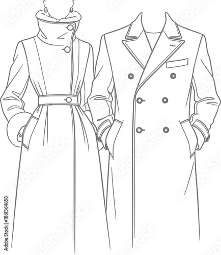 black and white dress