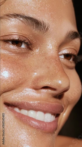 Glowing Skin with Dewy Texture