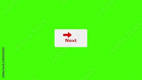 next indicator arrow. Arrow pointing right side with next text.animated traffic directional arrows sign 