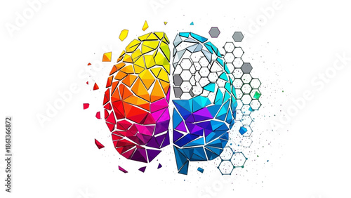 Brain Power: Digital Art of Human Intellect