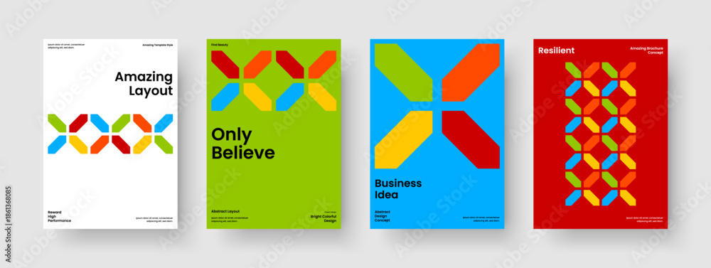 Fototapeta premium Isolated Brochure Design. Creative Flyer Template. Abstract Poster Layout. Banner. Report. Book Cover. Business Presentation. Background. Pamphlet. Brand Identity. Catalog. Portfolio. Magazine
