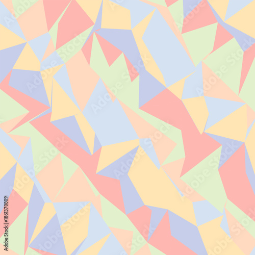 Seamless abstract geometric triangle pattern background