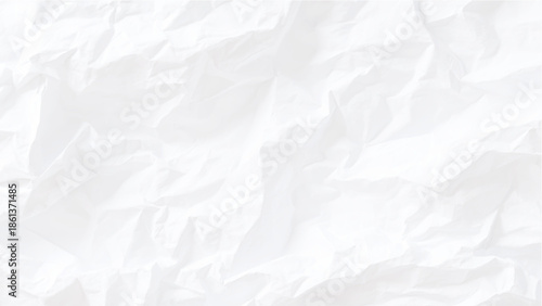 Crumpled white paper texture background