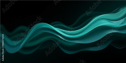 Smooth abstract blue wave design featuring flowing curves and light patterns on a dark backdrop to create a dynamic energy motion wallpaper